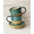 Komplet ceramiczny SEA DOTS (kubek 310 ml + talerzyk 13,5 cm)