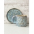 Komplet ceramiczny BLUE SNOW (kubek 210 ml + talerzyk 13 cm)