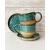 Komplet ceramiczny SEA DOTS (kubek 310 ml + talerzyk 13,5 cm)