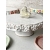 Patera ceramiczna na tort/ciasto WHITE FLOWERS 20 cm