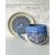 Komplet ceramiczny BLUE MANDALA (kubek 330 ml + talerzyk 14 cm)