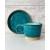 Komplet ceramiczny MARITIME DOTS (kubek 340 ml + talerzyk 15 cm)