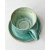 Komplet ceramiczny AQUA DOTS (kubek 340 ml + talerzyk 15 cm)