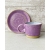 Komplet ceramiczny LILA DOTS (kubek 330 ml + talerzyk 15 cm)