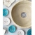 Ceramiczna umywalka BEIGE