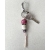 Brelok z ceramicznymi koralikami