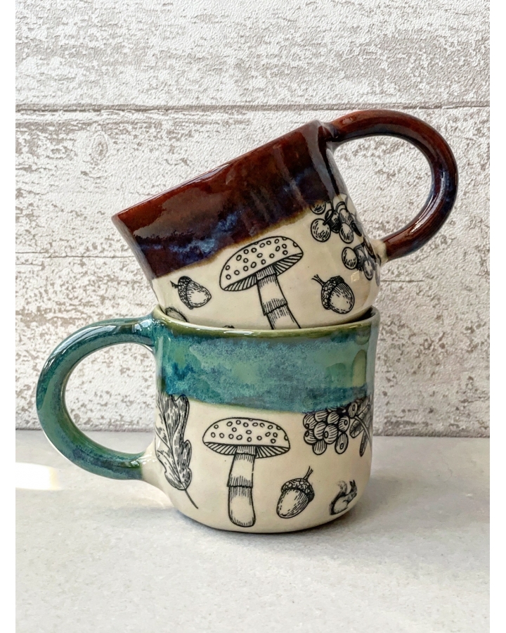 Kubek ceramiczny FOREST 380 ml