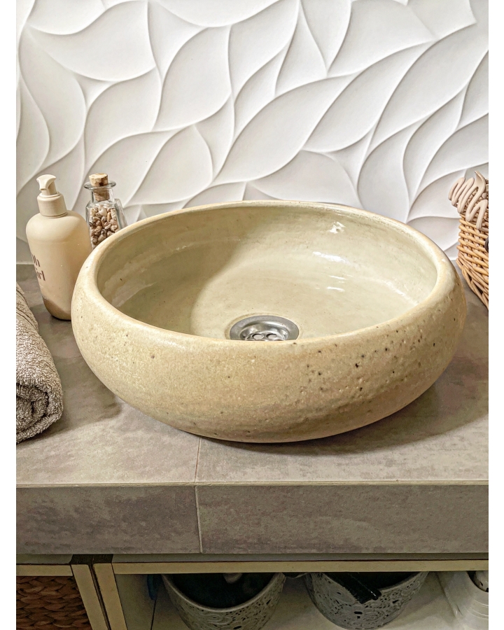 Ceramiczna umywalka BEIGE