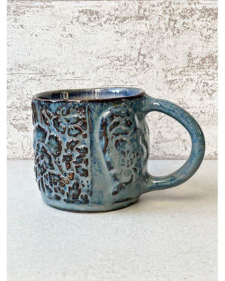 Kubek ceramiczny BLUE FLOWERS 360 ml