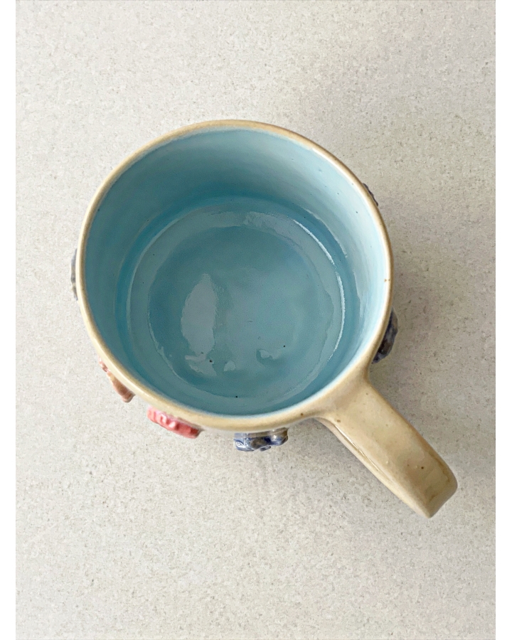 Kubek ceramiczny KWIATKI 330 ml