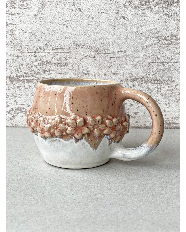 Kubek ceramiczny KWIATKI 240 ml