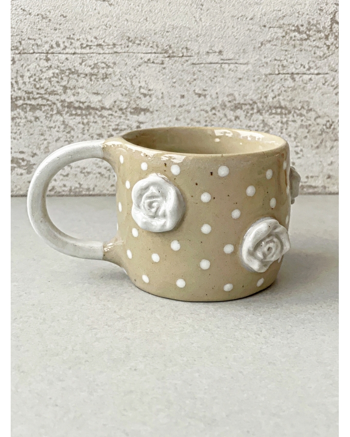 Kubek ceramiczny RÓŻE 175 ml