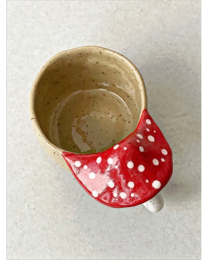 Kubek ceramiczny MUCHOMOR VI 180 ml OUTLET