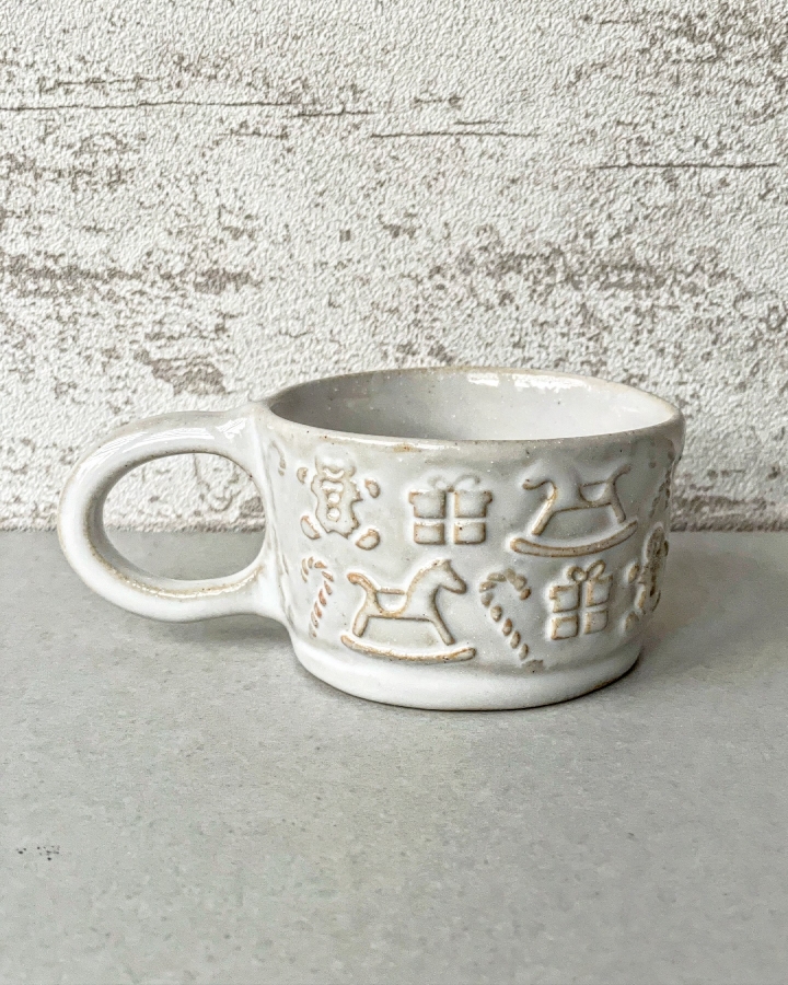 Kubek ceramiczny WHITE HOLIDAY 110 ml