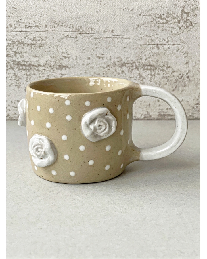 Kubek ceramiczny RÓŻE 175 ml