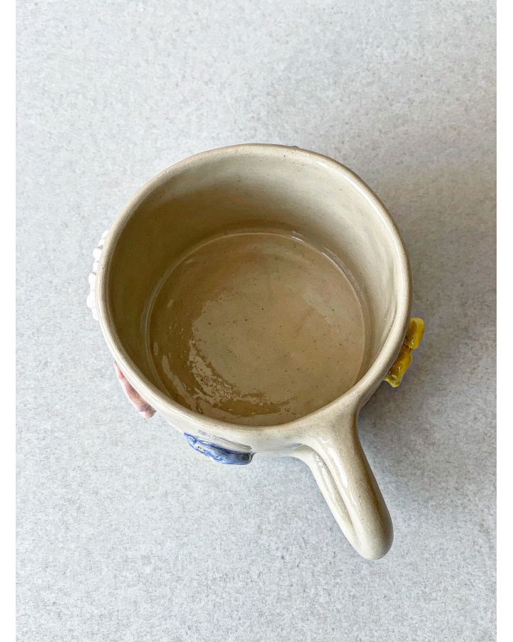 Kubek ceramiczny KWIATY 170 ml