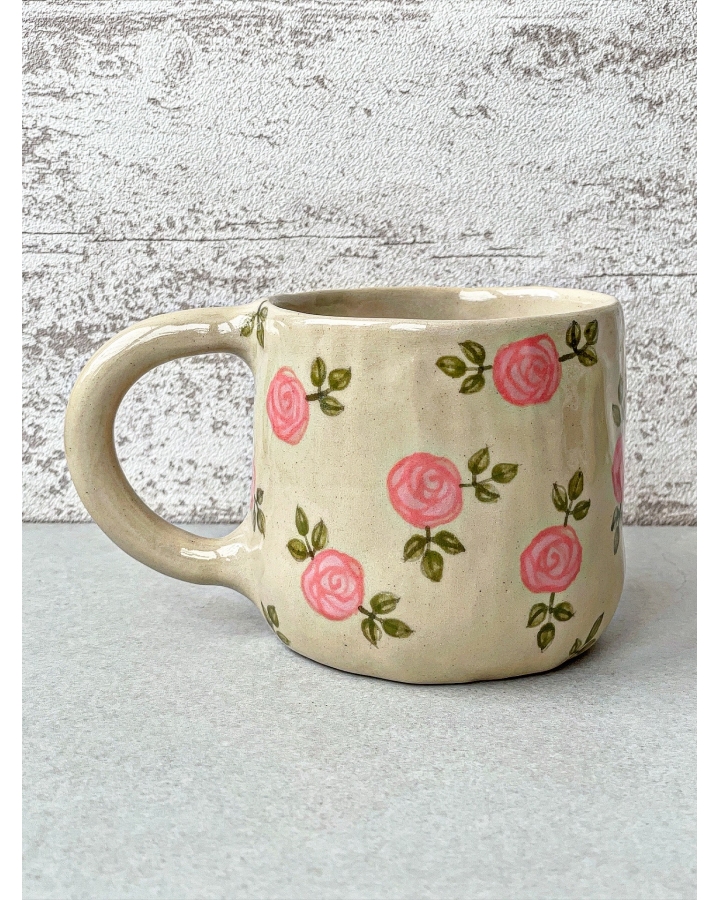 Kubek ceramiczny RÓŻE 350 ml