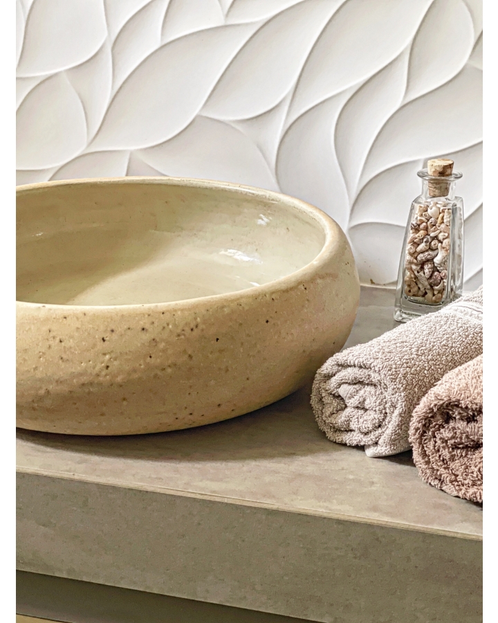 Ceramiczna umywalka BEIGE