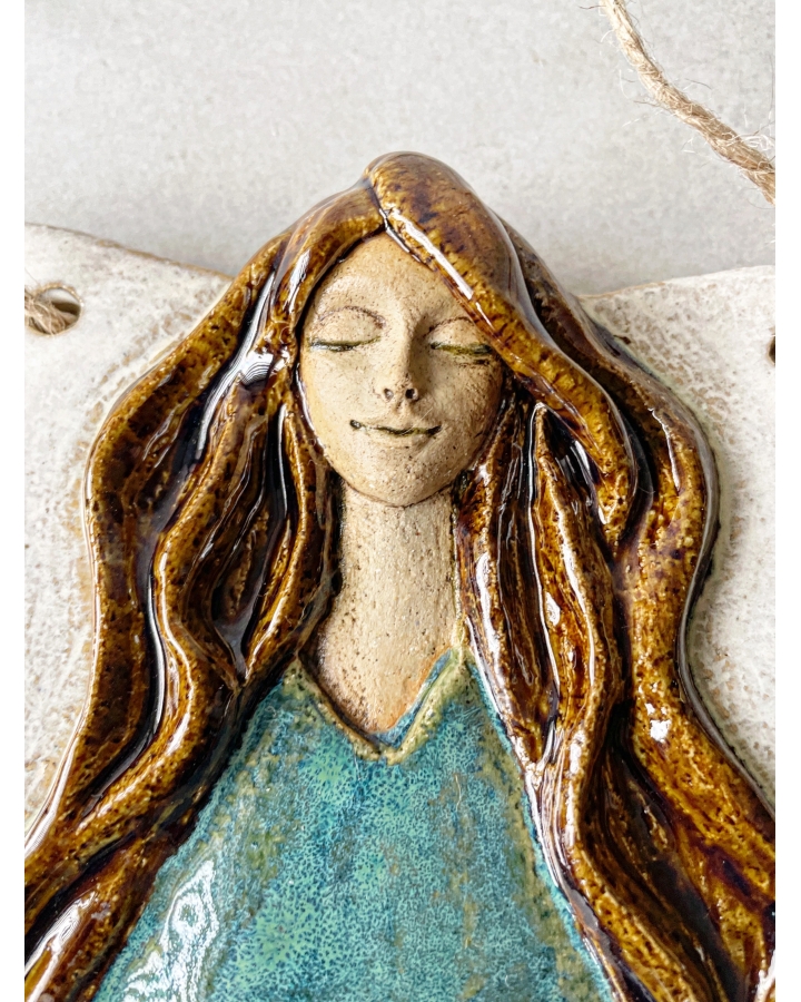 OPIEKUN MORZA Anioł ceramiczny do zawieszenia