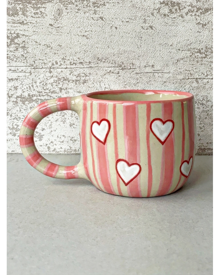 Kubek ceramiczny HEARTS 350 ml