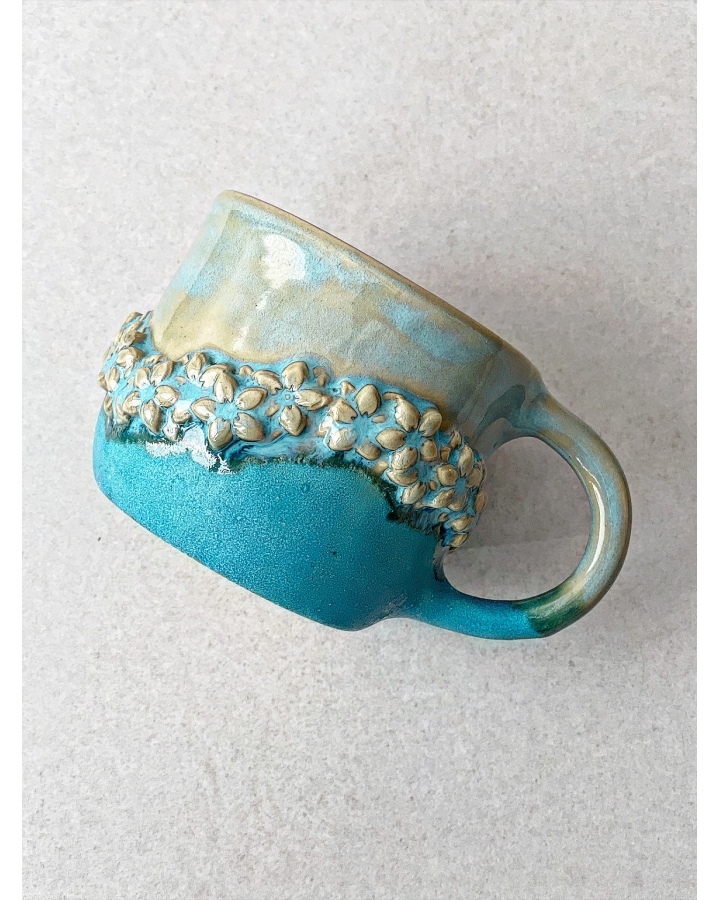 Kubek ceramiczny KWIATKI 320 ml