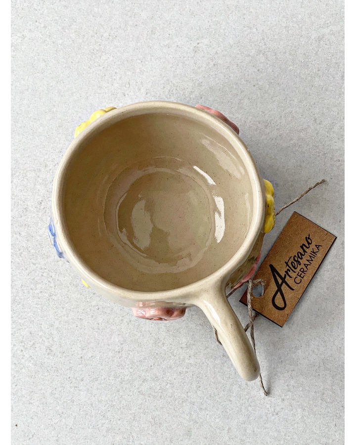 Kubek ceramiczny KWIATKI 250 ml