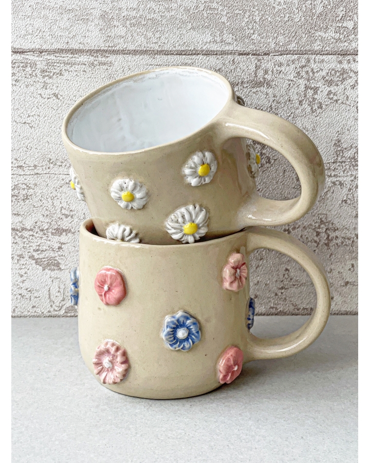 Kubek ceramiczny KWIATKI 320 ml