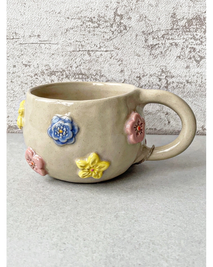 Kubek ceramiczny KWIATKI 250 ml