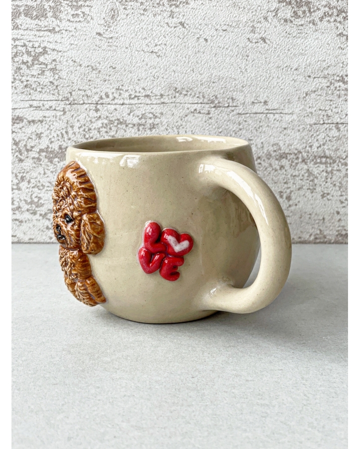 Kubek ceramiczny PUDEL 350 ml