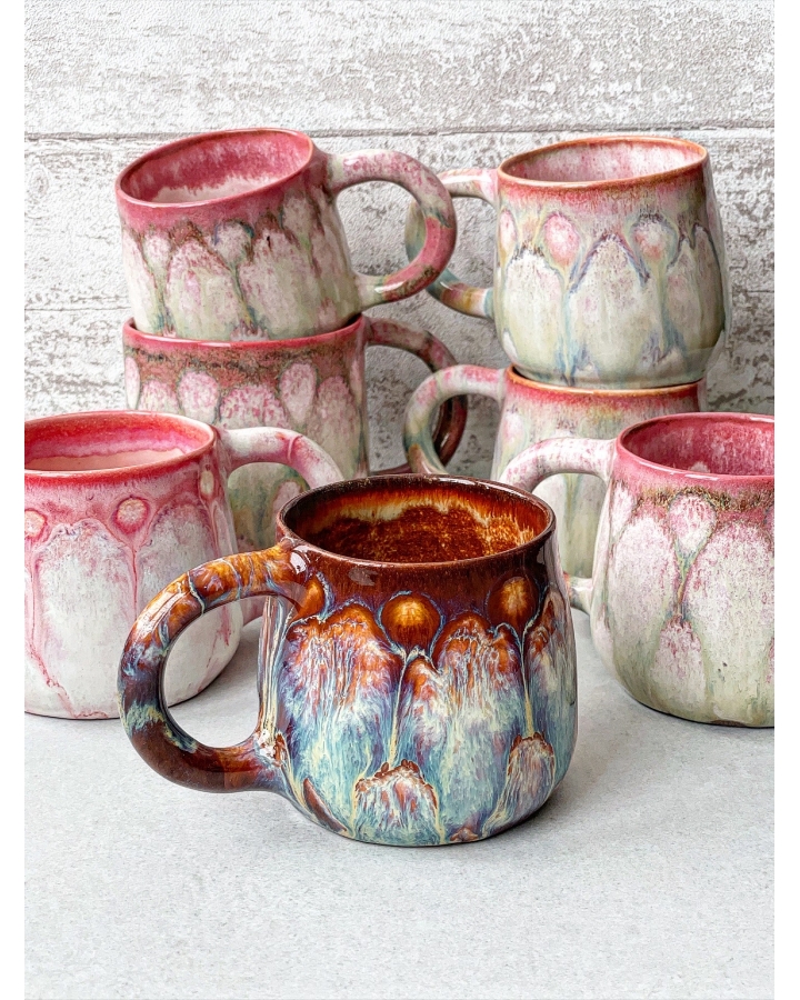 Kubek ceramiczny PINK DRAGON 340 ml