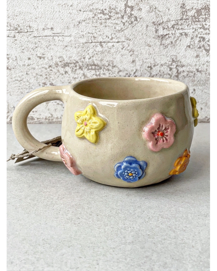 Kubek ceramiczny KWIATKI 250 ml