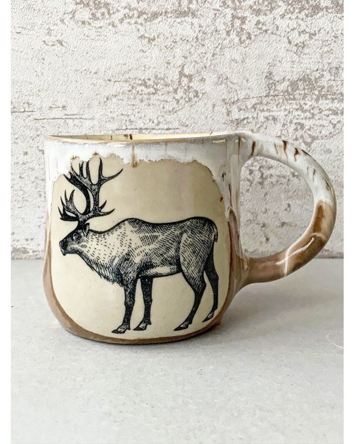 Kubek ceramiczny JELEŃ 340 ml