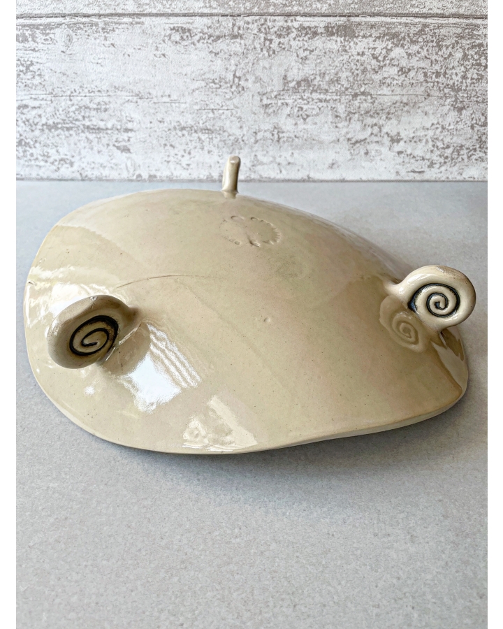 Patera/miska ceramiczna PAPROTKA
