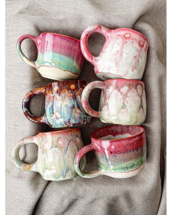 Kubek ceramiczny PINK DRAGON 340 ml