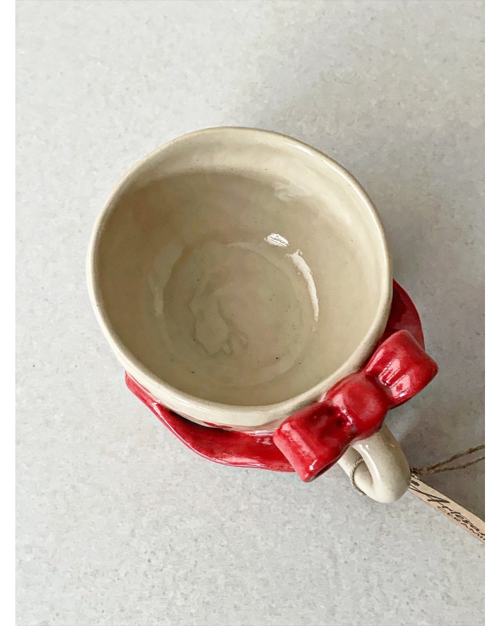 Kubek ceramiczny KOKARDA HEARTS 220 ml