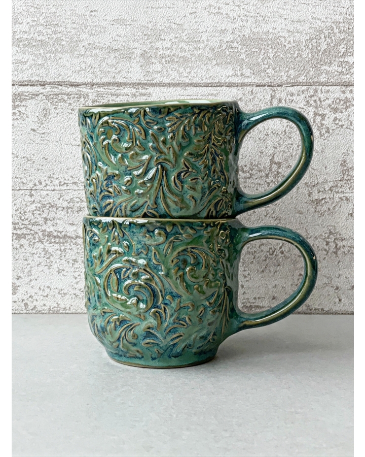 Kubek ceramiczny SEA FLORAL 340 ml