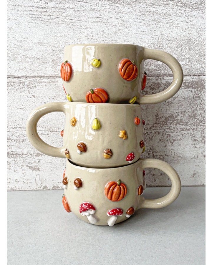 Kubek ceramiczny DARY JESIENI 320 ml