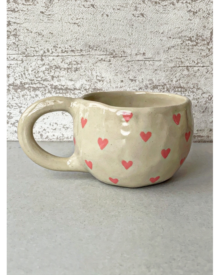 Kubek ceramiczny HEARTS 260 ml