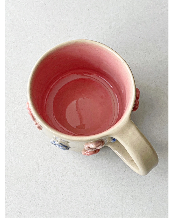 Kubek ceramiczny KWIATKI 320 ml