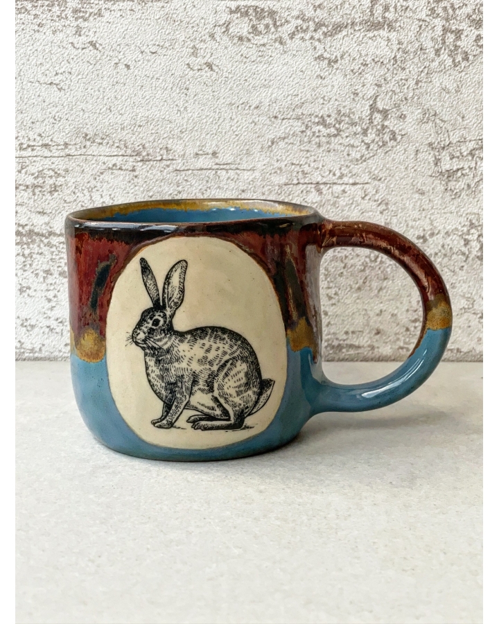 Kubek ceramiczny ZAJĄC 340 ml
