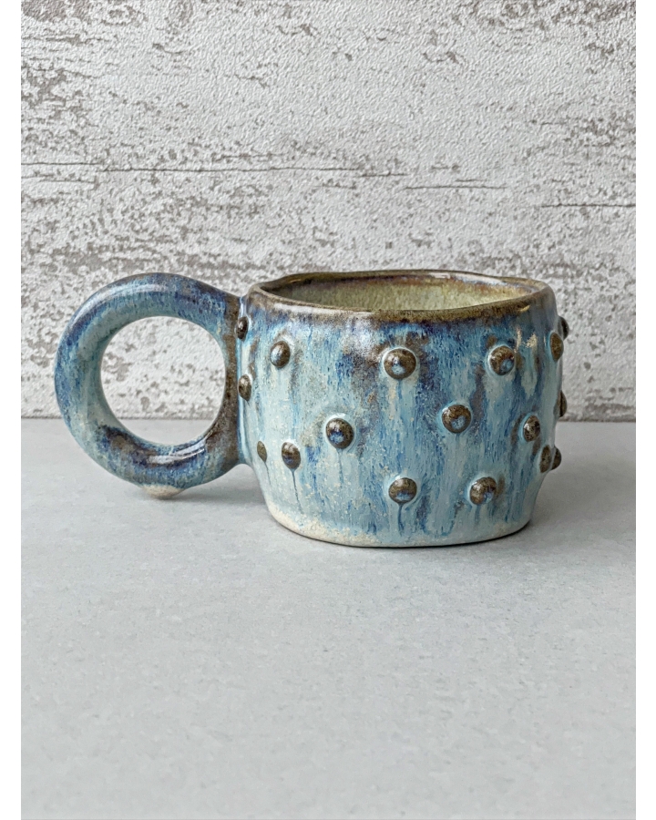 Kubek ceramiczny BLUE DOTS 250 ml
