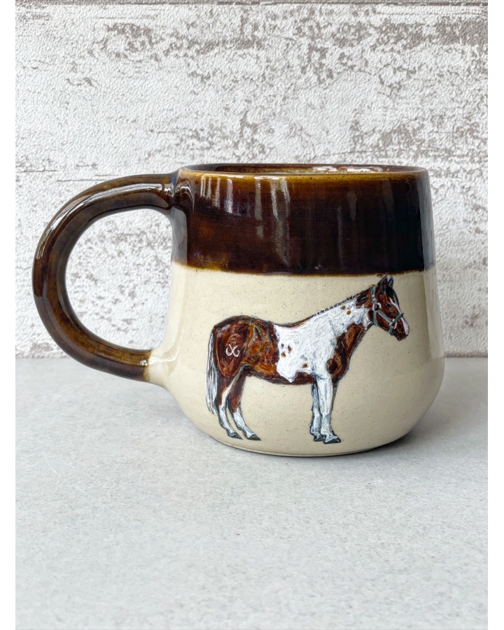 Kubek ceramiczny KOŃ 540 ml