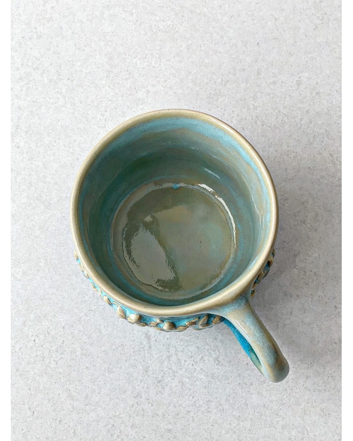 Kubek ceramiczny KWIATKI 320 ml