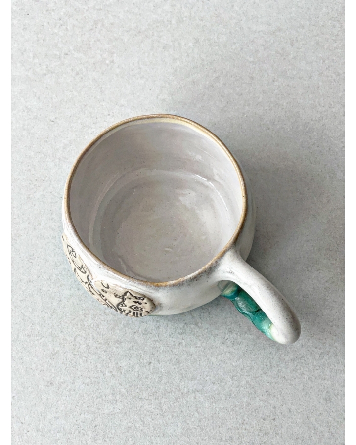 Kubek ceramiczny KOTKI 340 ml