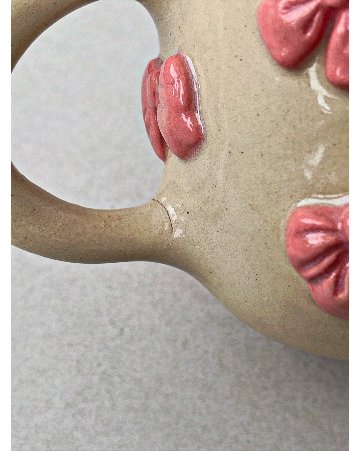 Kubek ceramiczny KOKARDKI 210 ml OUTLET