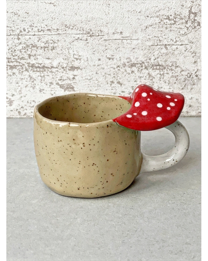 Kubek ceramiczny MUCHOMOR VI 180 ml OUTLET