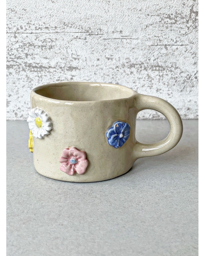 Kubek ceramiczny KWIATY 170 ml