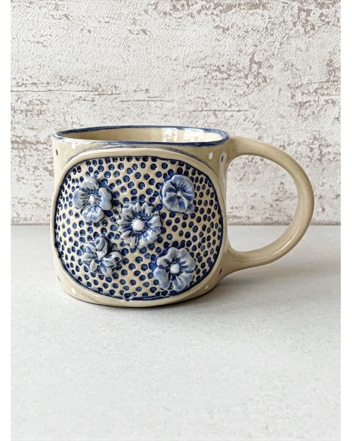 Kubek ceramiczny KWIATKI 330 ml