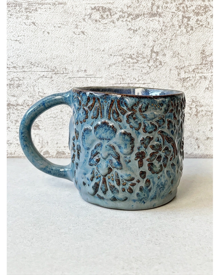 Kubek ceramiczny BLUE FLOWERS 360 ml