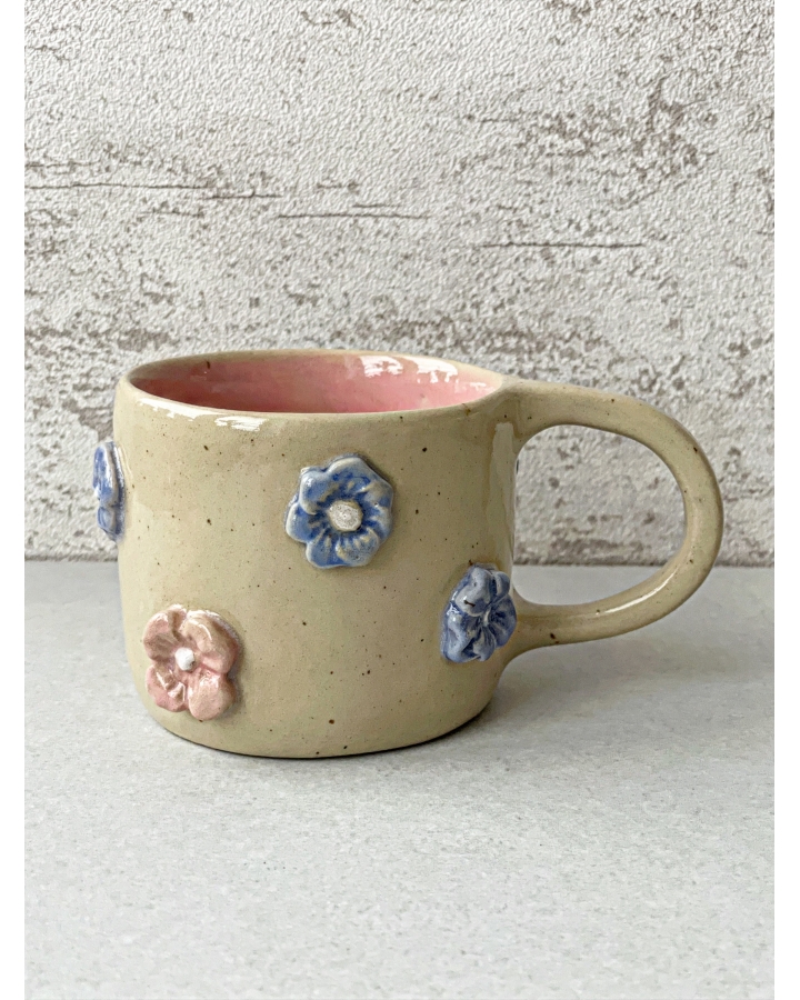 Kubek ceramiczny KWIATKI 175 ml